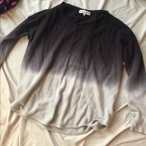 Grey ombré sweater
